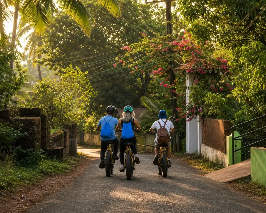 View from Divar Island, Goa.
